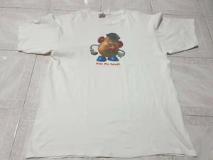 Vintage Original Disney Pixar Toy Story Mr. Potato Head Kiss My Spud Shirt XL - Picture 1 of 10