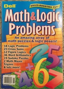 Dell Math And Logic Problems Math Puzzles November 2015 FREE SHIPPING - Picture 1 of 1