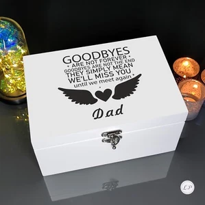 Caja de Memoria Urna de Madera para Recuerdo de Cenizas Caja Conmemorativa Personalizada y Grabada - Imagen 1 de 6
