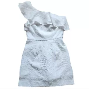 Nuevo con etiquetas Mameluco Lilly Pulitzer Kipton Un Hombro Blanco Piña Jacq Talla 4 - Imagen 1 de 11