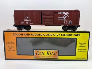 MTH Rail King No.30-7011A Freight Box Car CONRAIL CR #231663 O Gauge