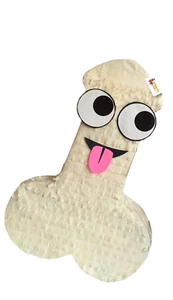 Bomboniere addio al nubilato Pecker Pinata alta 20" colore bianco bavaglio regali - Foto 1 di 2