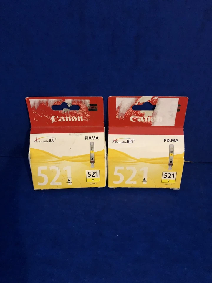 (Lot 2) Canon CLI-521 Yellow Ink Tank Euro SKU # - Image 1 of 1