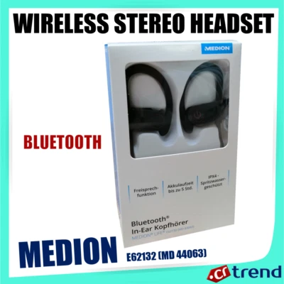 Kabellos Bluetooth Kopfhörer In Ear Kopfhrer Sport Stereo Headset mit Mikrofon - Bild 1 von 2