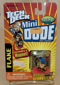 Vintage Tech Deck Mini Dude Key Chain "FLAKE" Fun 4 All - Picture 1 of 4