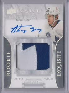 2020-21 UD Exquisite Sammlung Rookie Autogramm Aufnäher Alexander Barabanov RC - Bild 1 von 2