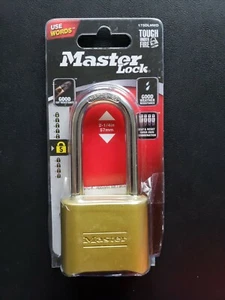 Master Lock Alpha Lng Shkle Padlock 175DLHWD NEW OPEN PACKAGE  - Picture 1 of 4