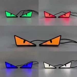 Universal Motocicleta LED Ojos de Diablo - Ojos de Demonio Proyector Lente y Faro Lámpara - Imagen 1 de 16