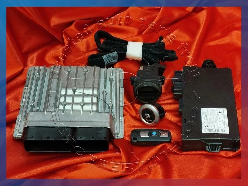 BMW E90 E60 E70 3 5 X5 series 2.8i 3.0si N52N ENGINE DME MSV80 CAS3 KEY LOCK SET - Изображение 1 из 4