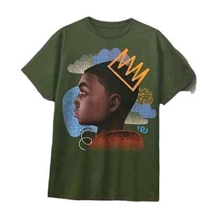 Jolie Noire Boy's 4/5 Black History Month Short Sleeve Graphic Graphic Tee - Picture 1 of 8