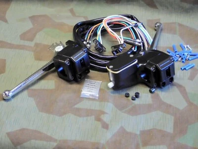 Cabeza de Pala, Kit Completo de Control de Manillar Sportster Negro. 72 - 81. Foto 1 de 4