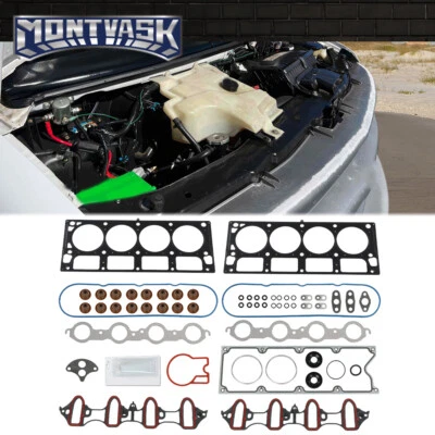 Juego de juntas de culata OHV aptas para 01-03 Chevrolet Silverado GMC Sierra Yukon 6,0 L Foto 1 de 4