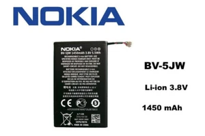 Battery BV-5JW BV5JW  For Nokia N9 N9-00 N9-01 Lumia 800 800C N900  OEM 1450mAh - Picture 1 of 2