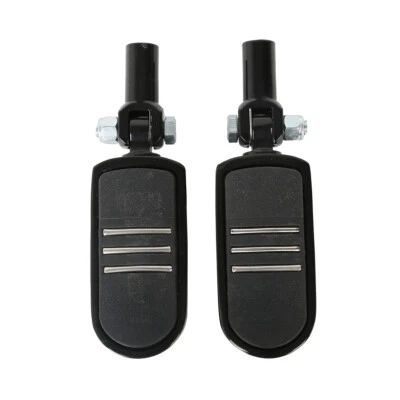 Passenger Foot Pegs with Mounts Fit For Harley Heritage Softail Fatboy 2000-2006 Foto 1 de 4