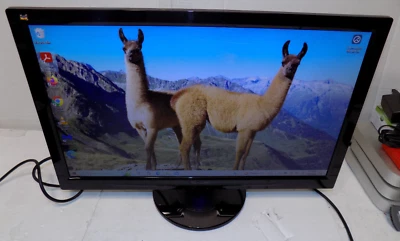 Viewsonic VA2446M LED 24 Inch Computer Monitor Built in Speakers - Image 1 of 2