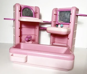 Vintage Barbie Badezimmer Baño Happy House von Molto 80er-90er Jahre Möbel Puppenhaus - Bild 1 von 7