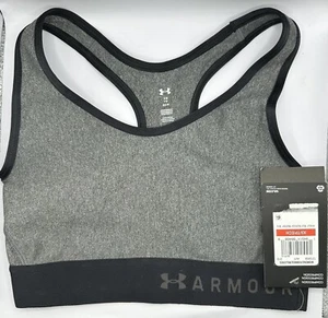 Sujetador deportivo Under Armour Mid Crossback jaspeado GRIS TALLA XS - Imagen 1 de 7