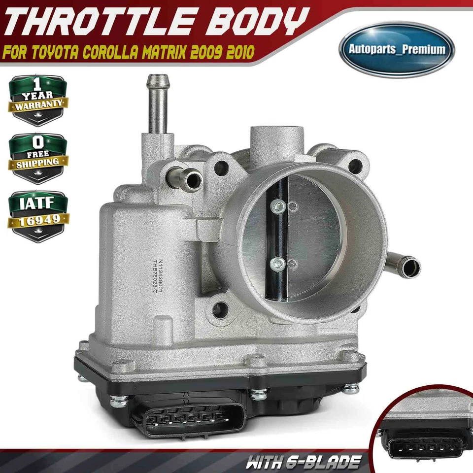 Cuerpo del acelerador para Toyota Corolla Matrix 2009 2010 L4 1,8 L aspiración natural Foto 1 de 4