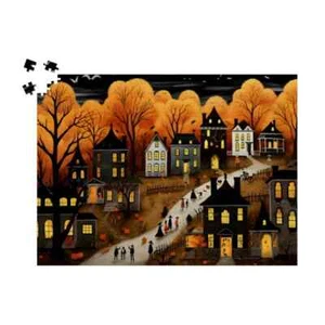 Puzzle Halloween Città Natale: Nocciole Vita Strega Puzzle 500 Pezzi di Durazza - Foto 1 di 3