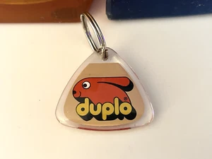 Vintage Lego Duplo Keychain Red Bunny - Picture 1 of 4