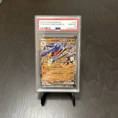 Cynthia's Garchomp ex 104/182 Sv10: Destined Rivals Holo PSA 10 💎 Mint *POP 24* - Image 1 of 4