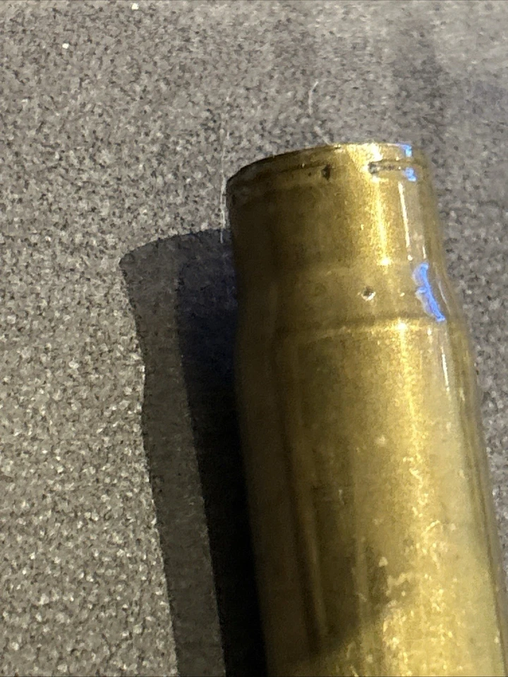 Vintage WW2 British 1942 Dated 20mm Shell Case Candle Holder (Vase) Trench Art - Image 1 of 4