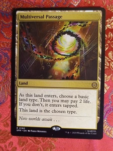 Multiversal Passage Marvel's Spiderman Magic The Gathering MTG rare card - Picture 1 of 1