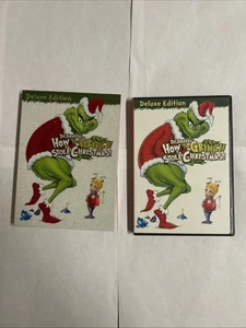 Dr. Seuss' How the Grinch Stole Christmas (Deluxe ) (DVD, 1966) Slip Cover - Picture 1 of 6