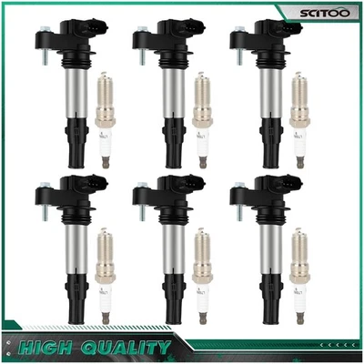 Bobinas de encendido y bujías para Saab 9-3 V6 2,8 L 2006 2007 2008 2009 UF375 Foto 1 de 4