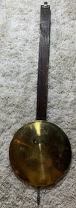 Antiker American Store Regulator Wanduhr Pendel 3,5” Durchmesser 12” lang - Bild 1 von 8