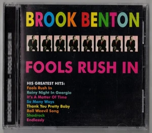 BROOK BENTON Fools Rush in [2005 import] CD (Rainy Night In Georgia, Endlessly) - Bild 1 von 4