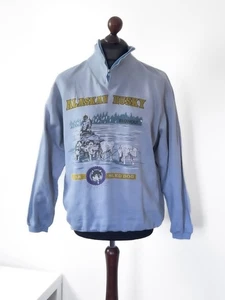 Ackermann ALASKAN HUSKY COMPETITION Vintage 80er Herren Zip Sweatshirt Gr. L - Bild 1 von 11