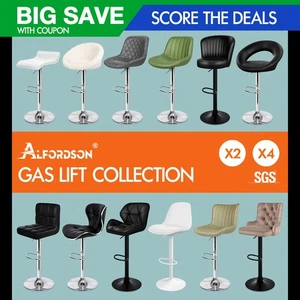 ALFORDSON Bar Stools Kitchen Swivel Dining Chairs Gas Lift Leather/Fabric - Picture 1 of 1,477