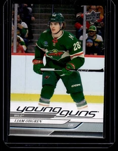 2024-25 UD Series 1 Young Guns Liam Ohgren - Picture 1 of 2