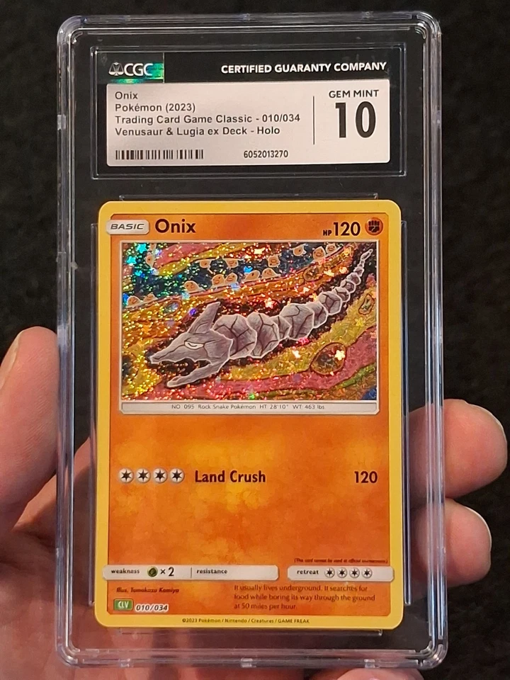 Onix 010/034 Trading Card Game Classic Holo - Image 1 of 2