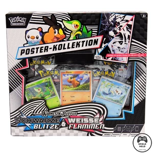 Pokemon Schwarze Blitze & Weisse Flammen Poster Kollektion KP10.5 ✅ NEU ✅ OVP - Bild 1 von 3