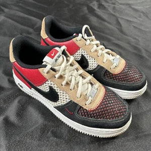 Size 5Y - Nike Air Force 1 GS Alter And Reveal Tear Away Women’s Sz 6.5 AF1 Red - Picture 1 of 7