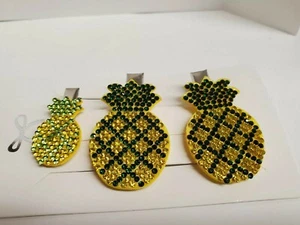 Hair Accessories for Girls Kids Alligator Clips Pineapples Rhinestones Fashion  - Picture 1 of 11
