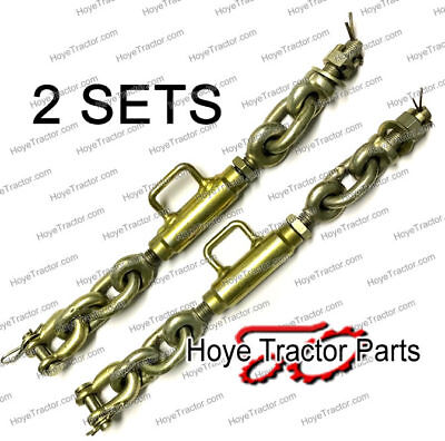 Three Point Hitch Stay Chains (PAIR) - Yanmar & Kubota Tractor CAT1 • 57.69$