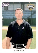 1996 Lethbridge Black Diamonds Best #4 Gord Watt Alberta Canada Baseball Card