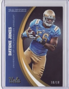 2015 Panini Collegiate UCLA Black #51 Datone Jones 10/10 - Flat S/H - Picture 1 of 1