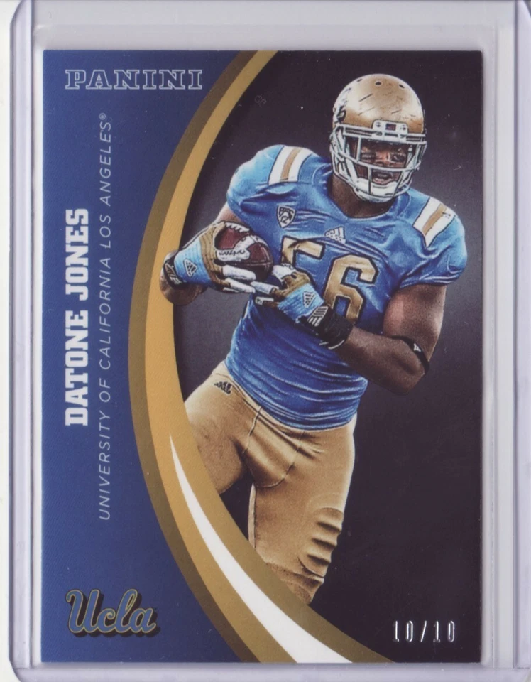 2015 Panini Collegiate UCLA Black #51 Datone Jones 10/10 - Flat S/H - Image 1 of 1