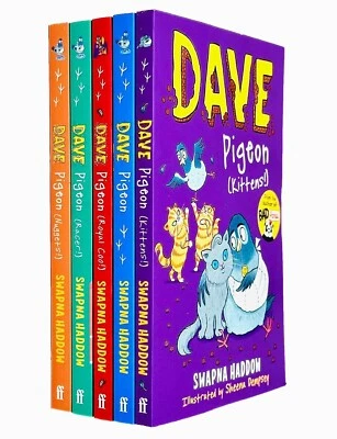 Dave Pigeon Series by Swapna Haddow 5 Books Collection Set - Ages 5-9 -Paperback - Image 1 of 2