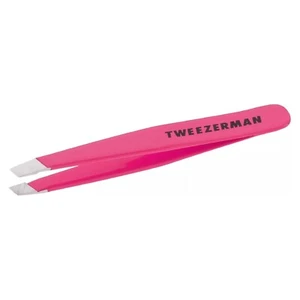 Tweezerman Slant Black Tweezers Stainless Steel Eyebrow Hair Removal Regular Set - Picture 1 of 13