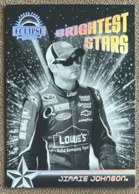 2009 Press Pass Eclipse Black & White Jimmie Johnson #58 NASCAR Racing - Image 1 of 2