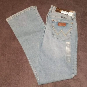 Wrangler Retro Mae Mid Rise Bootcut Jeans Womens 11x34 Blue Stretch Denim NWT - Picture 1 of 6