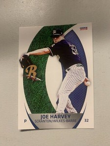 Joe Harvey 2018 Scranton Wilkes Barre Team Card