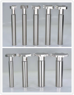 Indexable T-slot Cutter 10mm Slot Width Diam20/25/30/35/40/45/50/60/65/70/80mm - Image 1 of 4