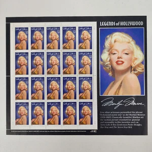 Vtg 1995 Scott #2967 Marilyn Monroe Legends of Hollywood Sheet of 20 32¢ Stamps - Picture 1 of 12