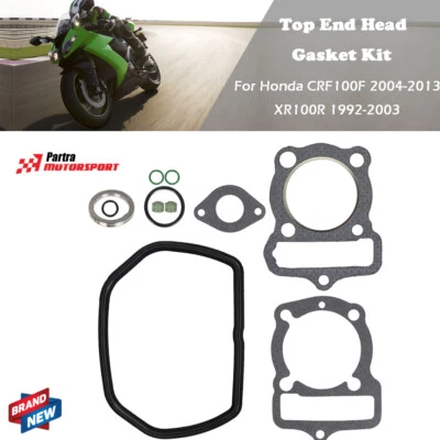 Kit de junta de culata de extremo superior apto para Honda CRF100F 2004-2013 XR100R 1992-2003 Foto 1 de 4